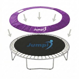 Osłona na sprężyny do trampoliny 16 FT/487 cm fioletowa JUMPI