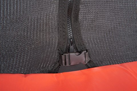 Trampolina Ogrodowa Jumpi 312cm/10FT Maxy Comfort Niebieska Z Wewnętrzną Siatką