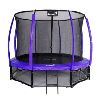 Trampolina Ogrodowa Jumpi 312cm/10FT Maxy Comfort Plus Fioletowa Z Wewnętrzną Siatką