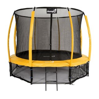 Trampolina Ogrodowa Jumpi 312cm/10FT Maxy Comfort Plus Żółta Z Wewnętrzną Siatką