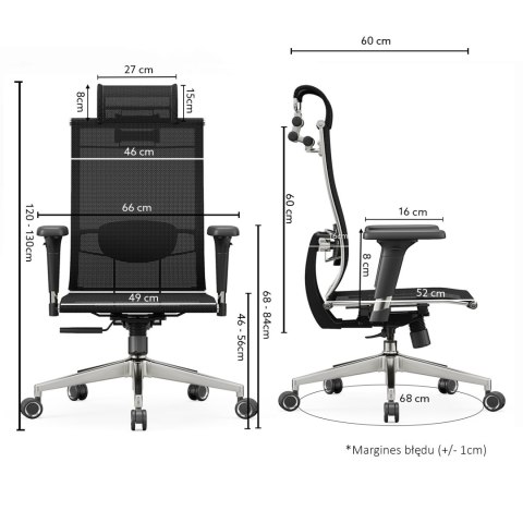 Fotel biurowy ergonomiczny ANGEL iO