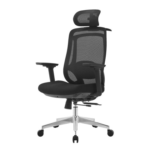 Fotel biurowy ergonomiczny Rosa 2.0 czarny ANGEL