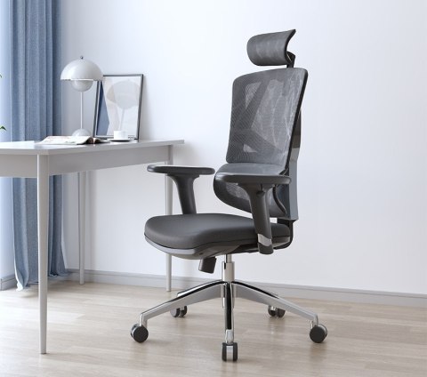 Fotel ergonomiczny ANGEL biurowy obrotowy Dakota 2.0 Grafitowy