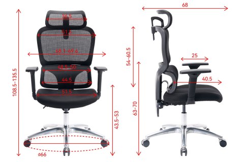 Fotel biurowy ergonomiczny ANGEL kreOn