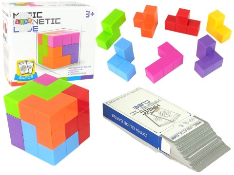 Magnetyczna kostka logiczna z 108 wyzwaniami