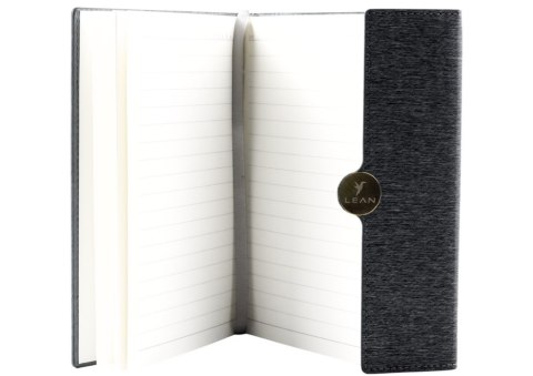 Notes A5 w linie z magnetycznym zapięciem, czarny