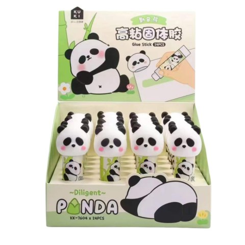 Klej w sztyfcie Panda zielony 3D - 1 szt.
