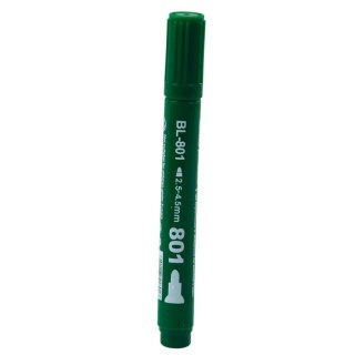Marker permanentny wodoodporny zielony 2,5-4,5 mm - 1 szt.
