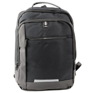 Plecak biznesowy na laptopa 16 l z portem USB, czarny