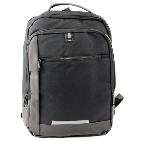 Plecak biznesowy na laptopa 16 l z portem USB, czarny