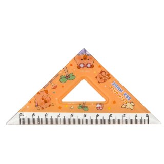 Zestaw geometryczny Kapibara - linijka, kątomierz i 2 ekierki