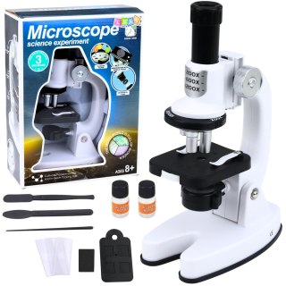 Mikroskop edukacyjny 200-1200× z akcesoriami