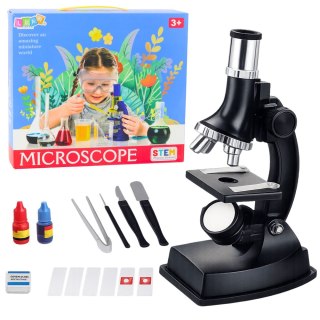 Mikroskop Edukacyjny Dla Dzieci Akcesoria Powiększenie 300x