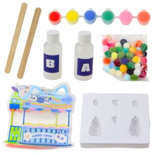 Zestaw DIY Kapibara do tworzenia żelowych figurek, 18 elementów