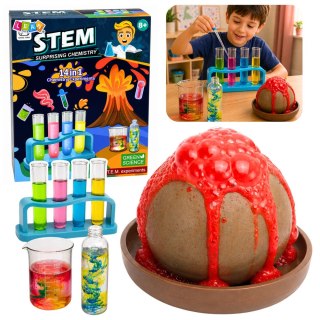 Zestaw edukacyjny Mały Chemik 14w1 - eksperymenty i wulkan