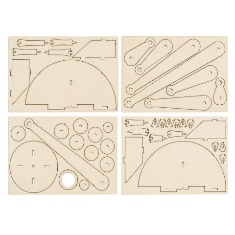 Drewniany model Układu Słonecznego DIY
