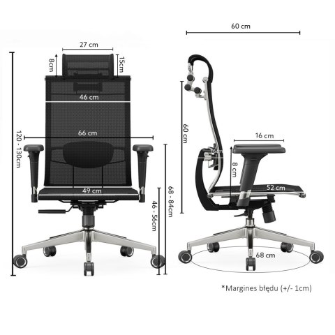 Fotel biurowy ergonomiczny ANGEL iO