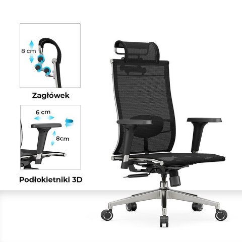 Fotel biurowy ergonomiczny ANGEL iO