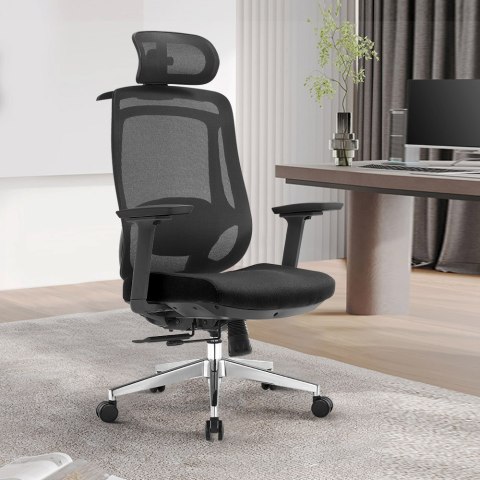 Fotel biurowy ergonomiczny Rosa 2.0 czarny ANGEL
