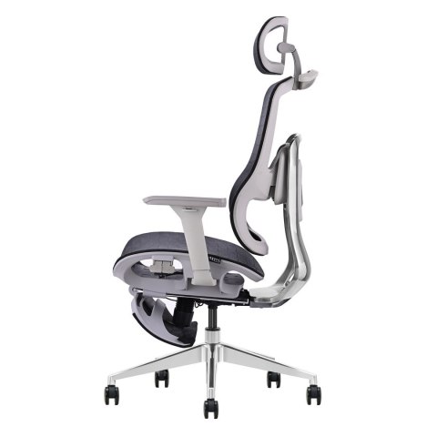 Fotel ergonomiczny ANGEL biurowy obrotowy Homer Czarno-Szary
