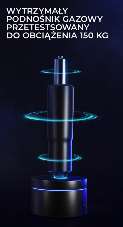 Fotel ergonomiczny gamingowy Angel Furia PRO z podnóżkiem