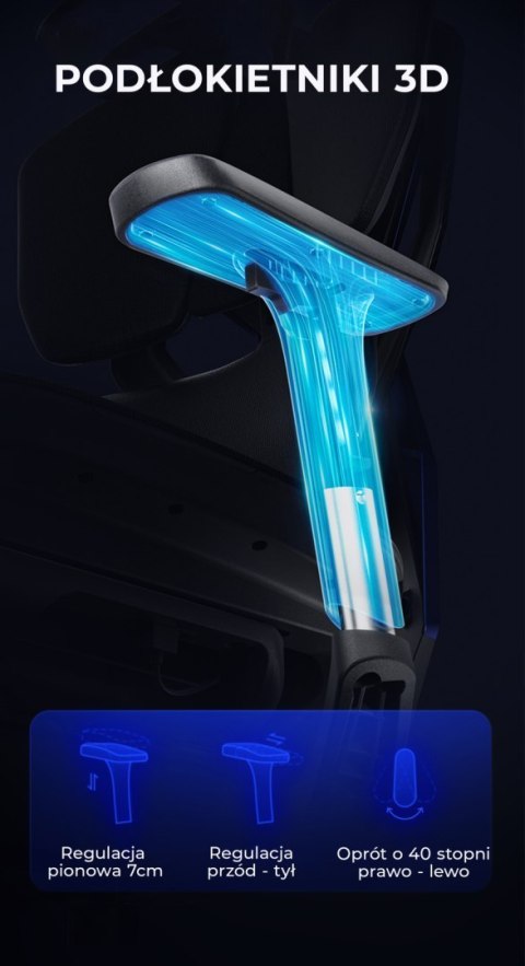 Fotel ergonomiczny gamingowy Angel Furia PRO  